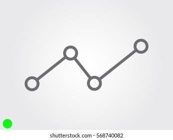 business growth, chart, icon, vector illustration eps10