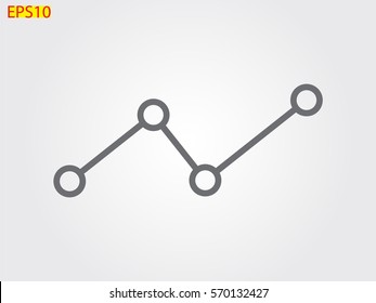 business growth, chart, icon, vector illustration eps10
