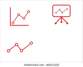 business growth, chart, icon, vector illustration eps10