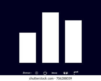 business growth, chart, icon, vector illustration eps10