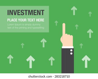 Business growth concept background. Business concept flat illustration.