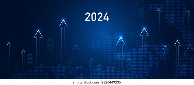 Business growth currency stock and investment economy for the year 2024.