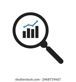 Business growth flat icon, finance diagram, financial vector image, flat design interface infographic element for app ui ux web, Solid icon collection.
