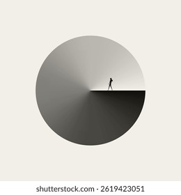 Crescimento da empresa e conceito de vetor de meta. Símbolo de movimento, liderança, visão, estratégia. Ilustração de design mínimo eps10.