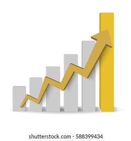 Business growth graph