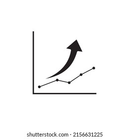 Business growth graph Free Vector