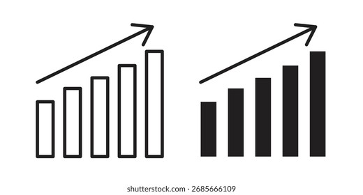 Símbolo de Vector simple del icono del crecimiento del negocio