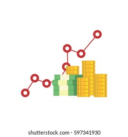 Business growth. investment. money.