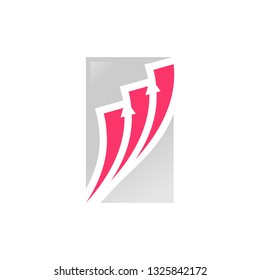 business growth logo vector