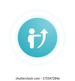 Business Growth - Modern Icon (Pictogram)