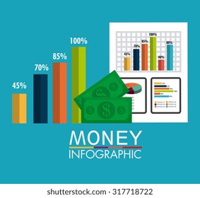 Business Growth Money Savings Infographics Design Stock Vector (royalty 