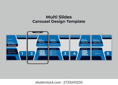 Business Growth Multi Slide Carousel Design