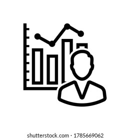Business Growth presentation / Graph Icon