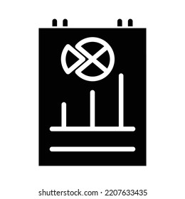 Business Growth Report Vector Icon which is suitable for commercial work and easily modify or edit it

