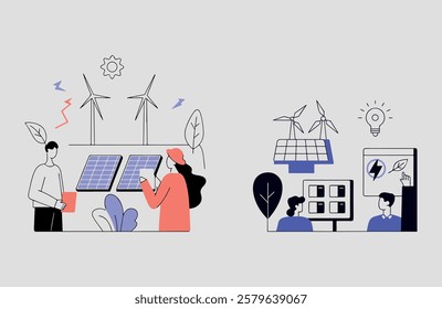 Business Growth Strategy and Teamwork Concept Illustrations Corporate Success and Leadership Digital Infographics Marketing