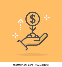 Business Growth Vector Icon