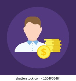Business Growth vector icon
