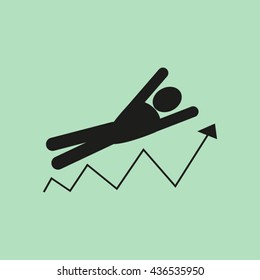 business growth, vector icon
