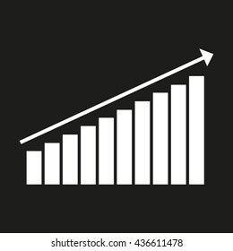 business growth, vector icon