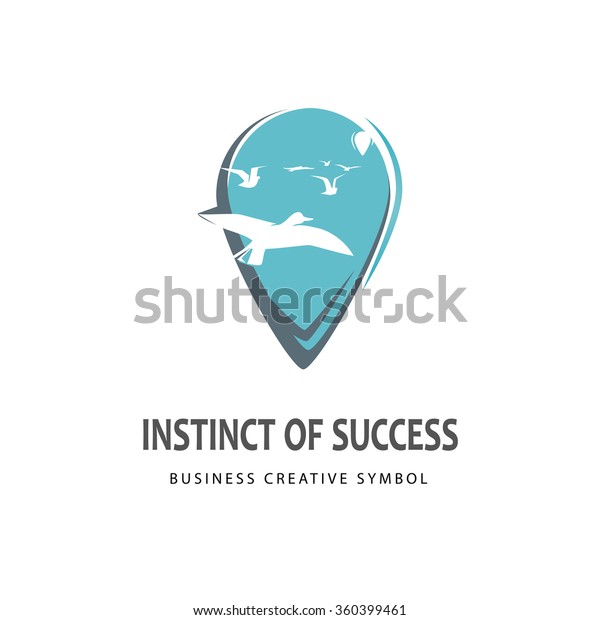 Business Guide Logo Design Template Success Stock Vector Royalty Free