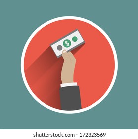 Business hand action concepts purchase
