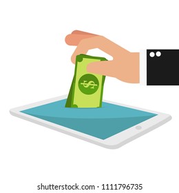 Business hand concepts purchase
