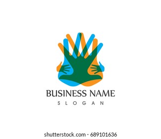 Business Hand Logo Design