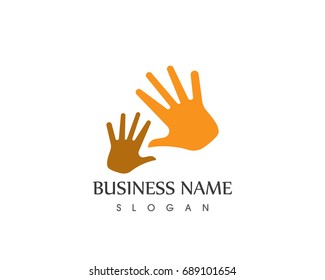 Business Hand Logo Design