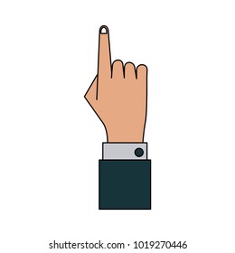 Business hand symbol