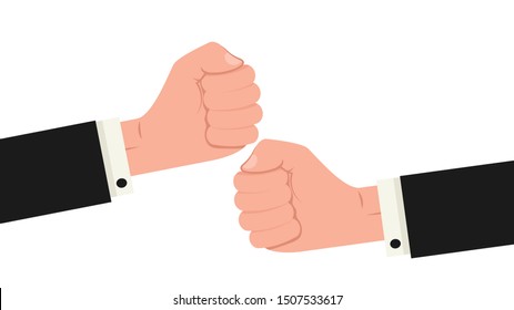 Business hand vector. free space for text. copy space. Business hand poster.