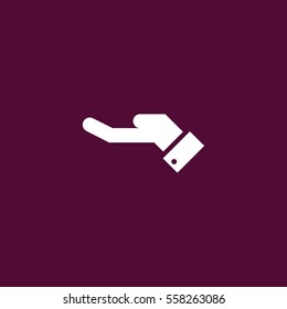 business hand vector icon , can be used for web and mobile design.