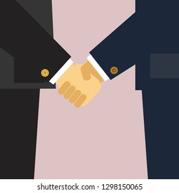The Business handshake 