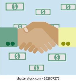 Business handshake