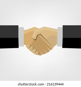 Business handshake.