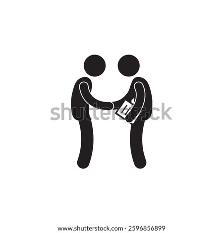 Business handshake agreement icon Vector