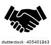 black hands icons vector