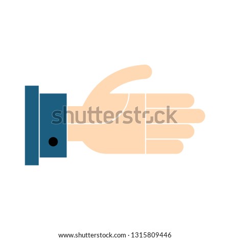 Business handshake / contract agreement flat vector icon for apps and websites