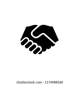 Business handshake icon