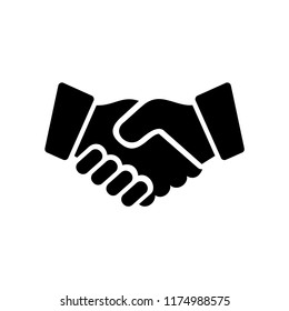 Business handshake icon