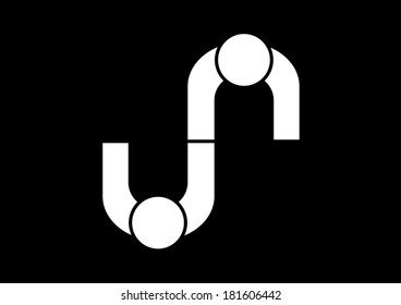 Business Handshake Icon. Vector