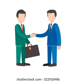 Business, handshake, trust icon vector image. Can also be used for activities. Suitable for use on web apps, mobile apps and print media.
