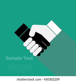 business handshake vector illustration