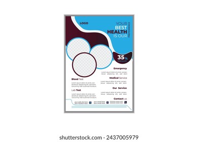 BUSINESS HEALTY FLAYER DESIGN VECTOR 