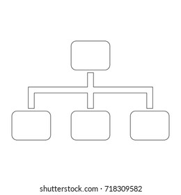 business hierarchy icon