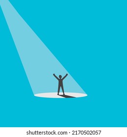 Business hiring talent vector concept. Symbol of searching recruitment head hunting. Minimal eps10 illustration