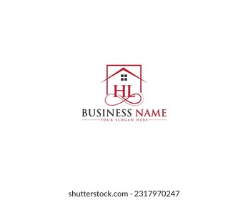 Business HL Real Estate Logo Symbol