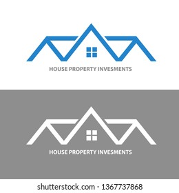 business house logo design vector