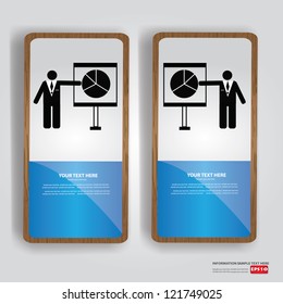 Business human, banner,Vector