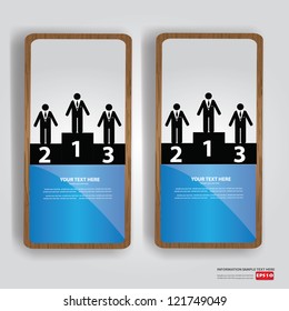 Business human, banner,Vector