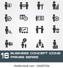 Business and human management icons,vector